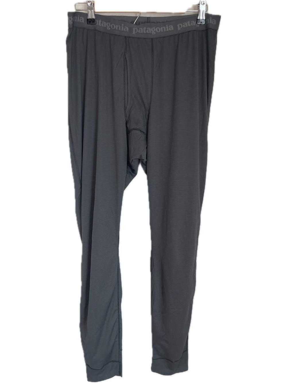 Patagonia Men's Capilene Lightweight Bottoms Grey Stripe Size L 224